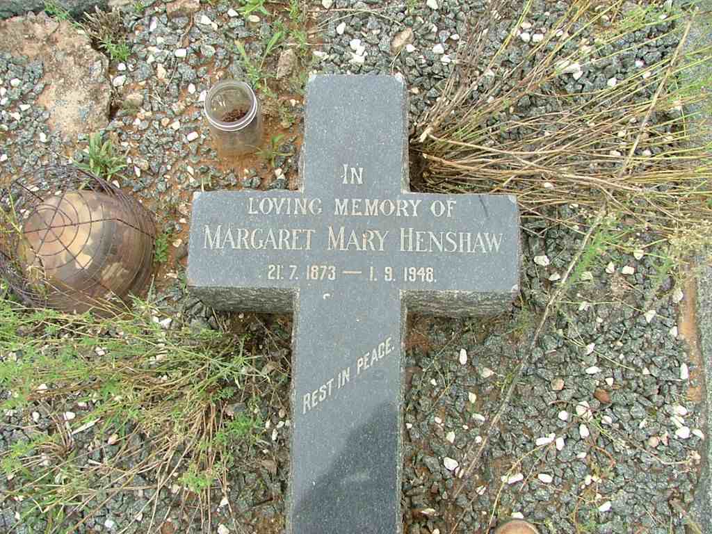 HENSHAW Margaret Mary 1873-1948
