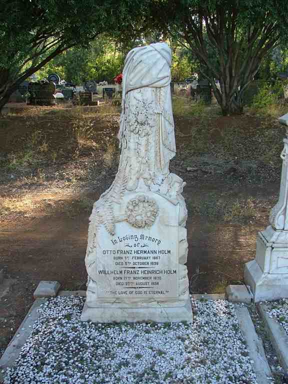 HOLM Otto Franz Herman 1867-1898, HOLM Wilhelm Franz Heinrich 1870-1896