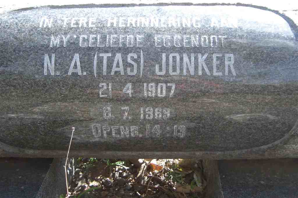 JONKER N.A. 1907-1969