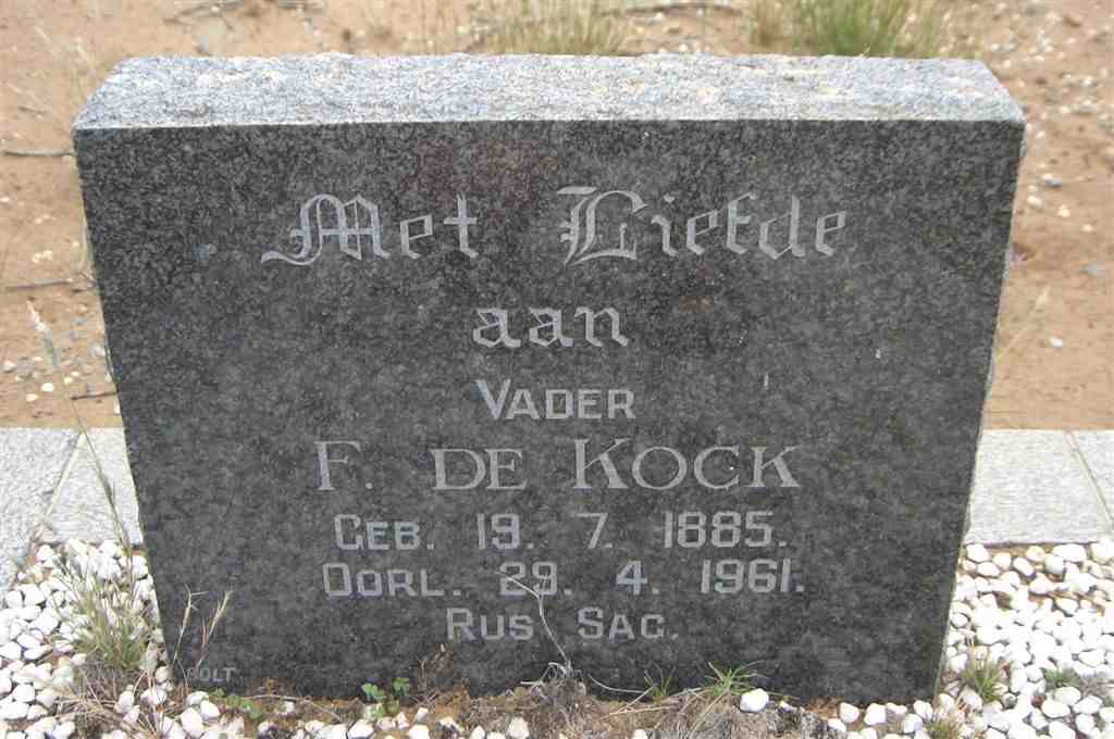 KOCK F., de 1885-1961