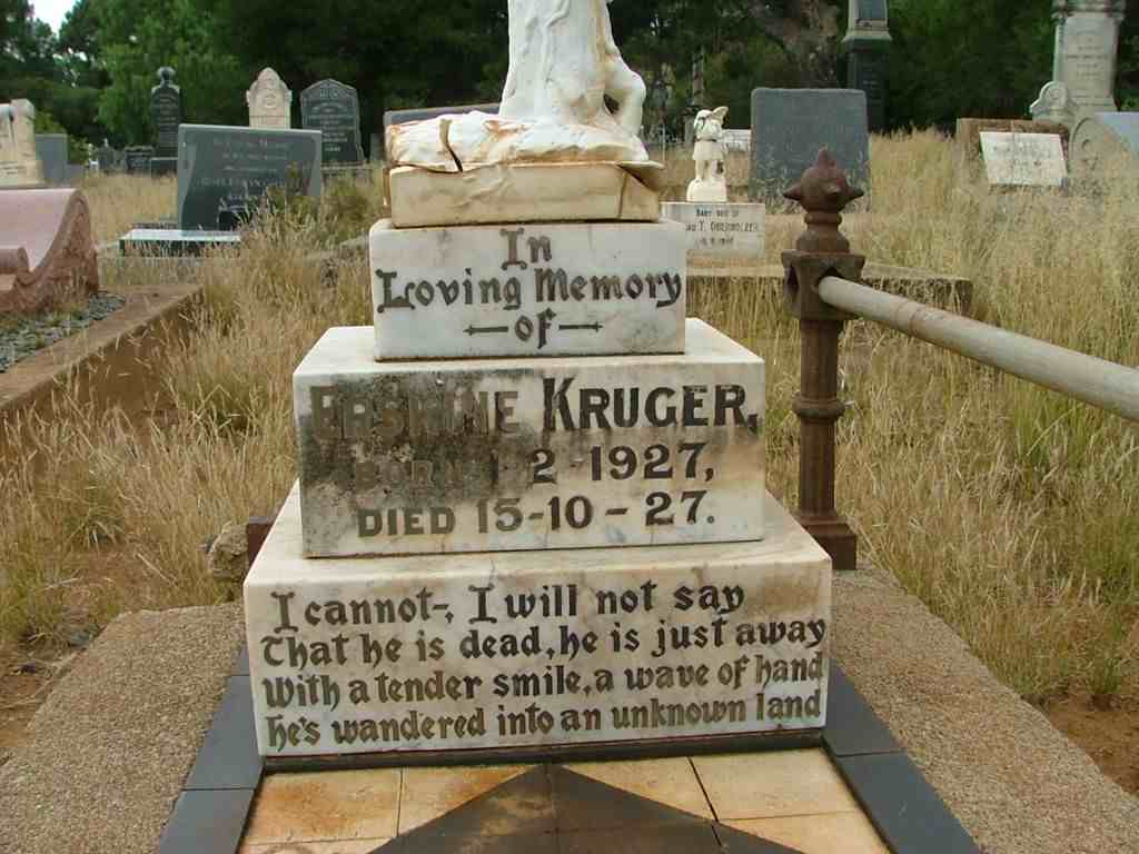 KRUGER Erskine 1927-1927