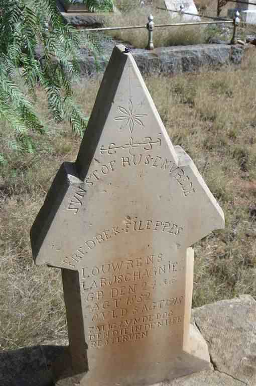 LABUSCHAGNE Fredrek Fileppes Louwrens 1852-1918