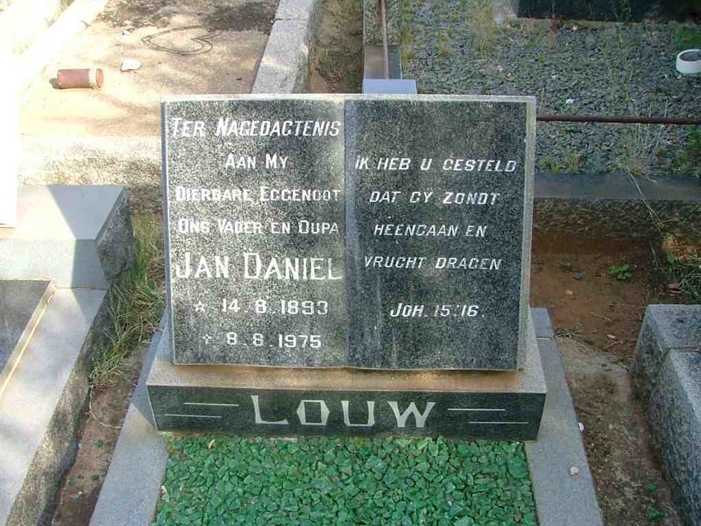 LOUW Jan Daniel 1893-1975