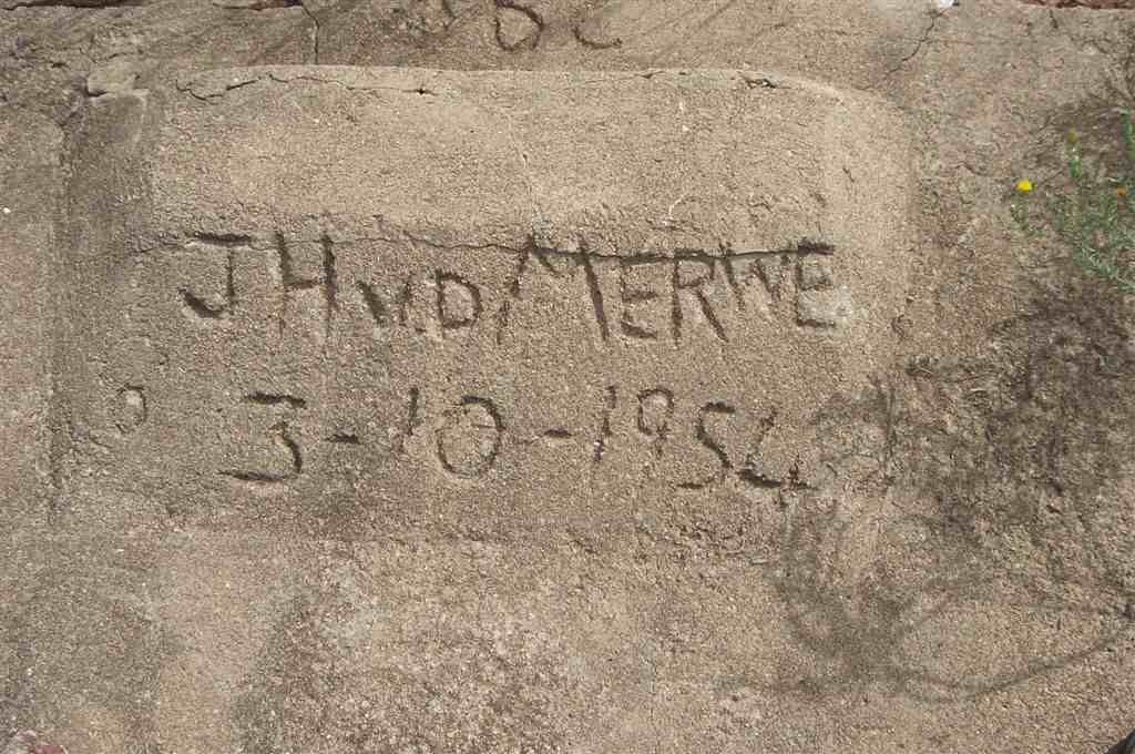 MERWE J.H., v.d. -1954
