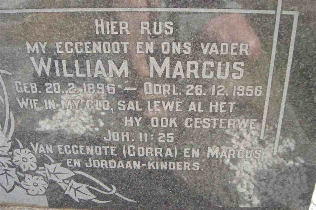 MARCUS William 1896-1956