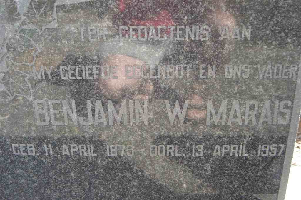 MARAIS Benjamin W. 1873-1957