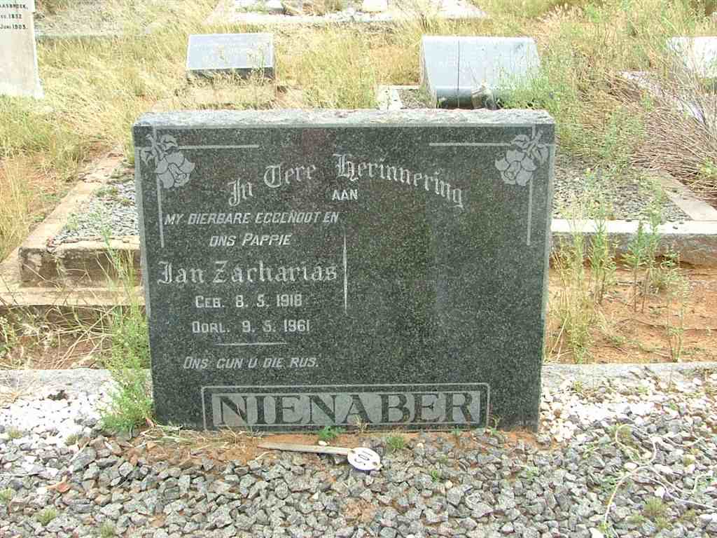 NIENABER Jan Zacharias 1918-1961