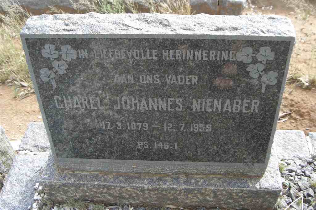 NIENABER Charel Johannes 1879-1959