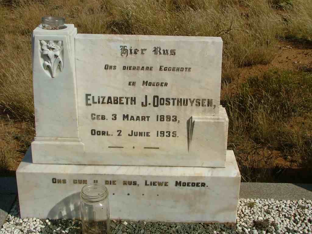 OOSTHUYSEN Elizabeth J. 1893-1935