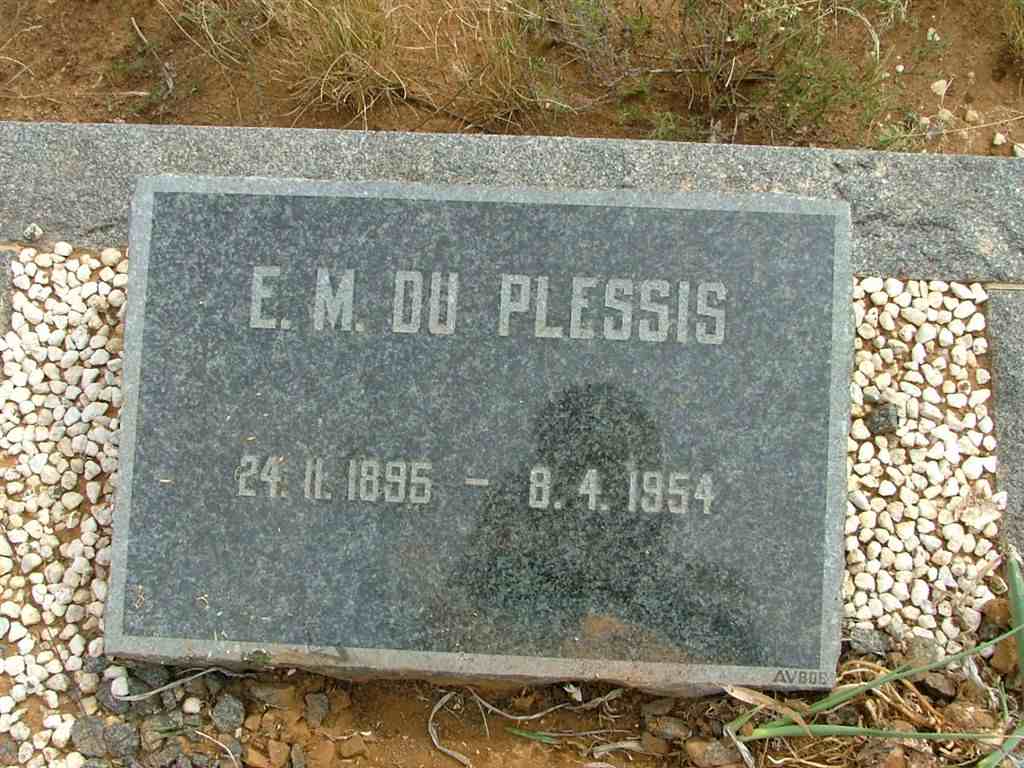 PLESSIS E.M., du 1895-1954