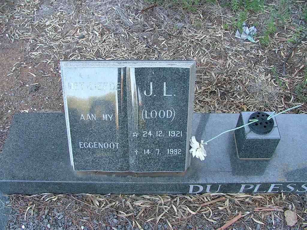PLESSIS J.L., du 1921-1992