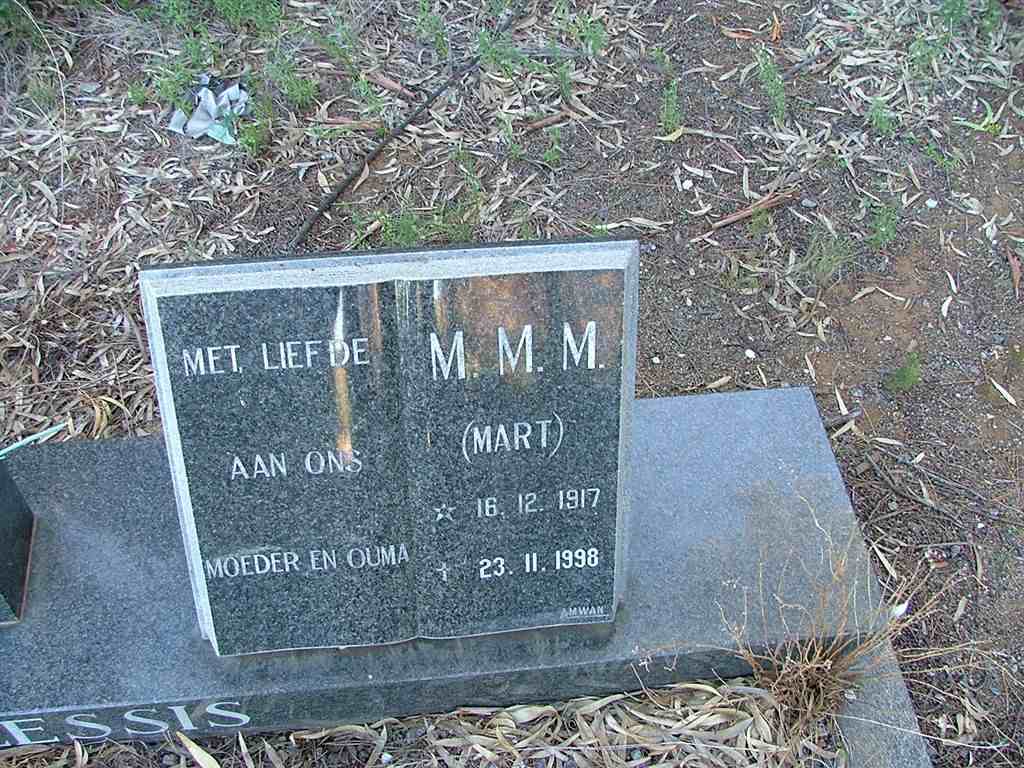 PLESSIS M.M.M., du 1917-1998