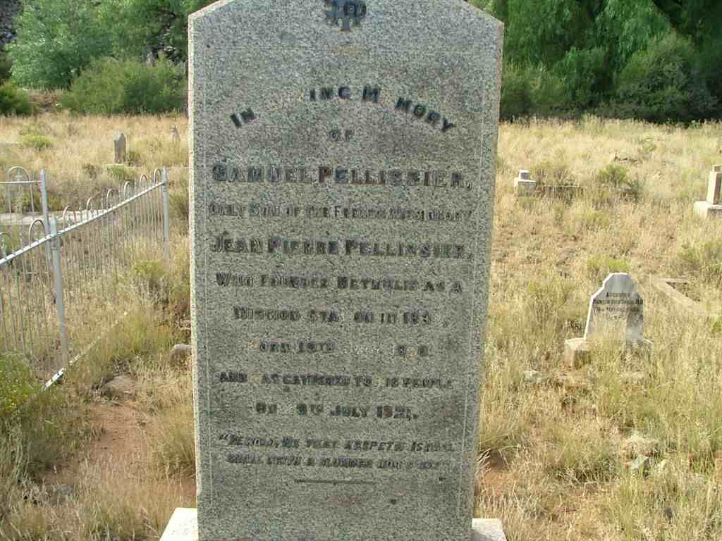 PELLISSIER Samuel -1921
