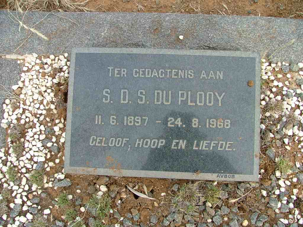 PLOOY S.D.S., du 1897-1968