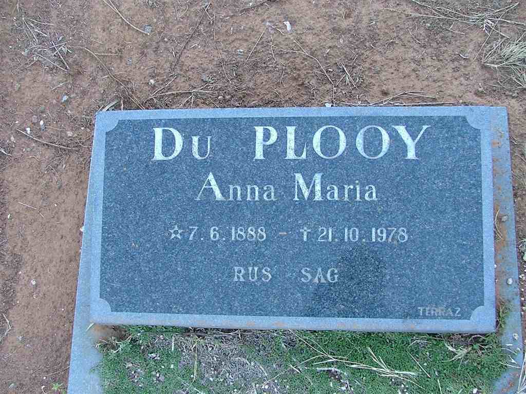 PLOOY Anna Maria, du 1888-1978