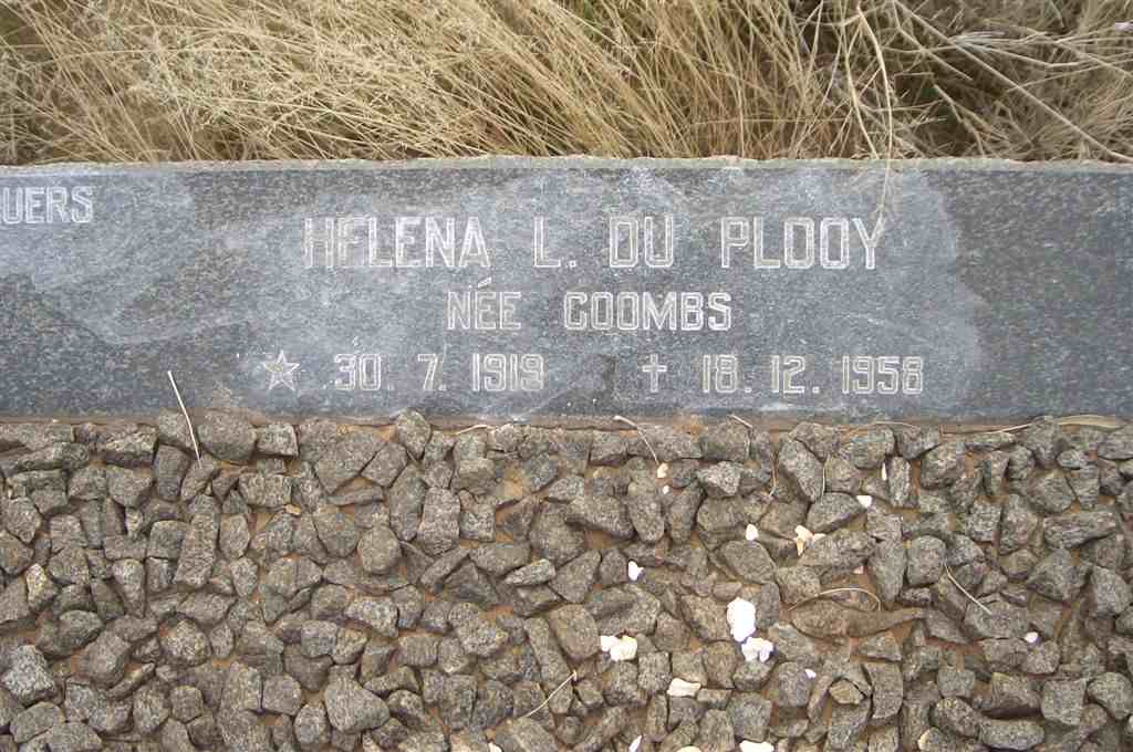 PLOOY Helena L., du nee COOMBS 1919-1958