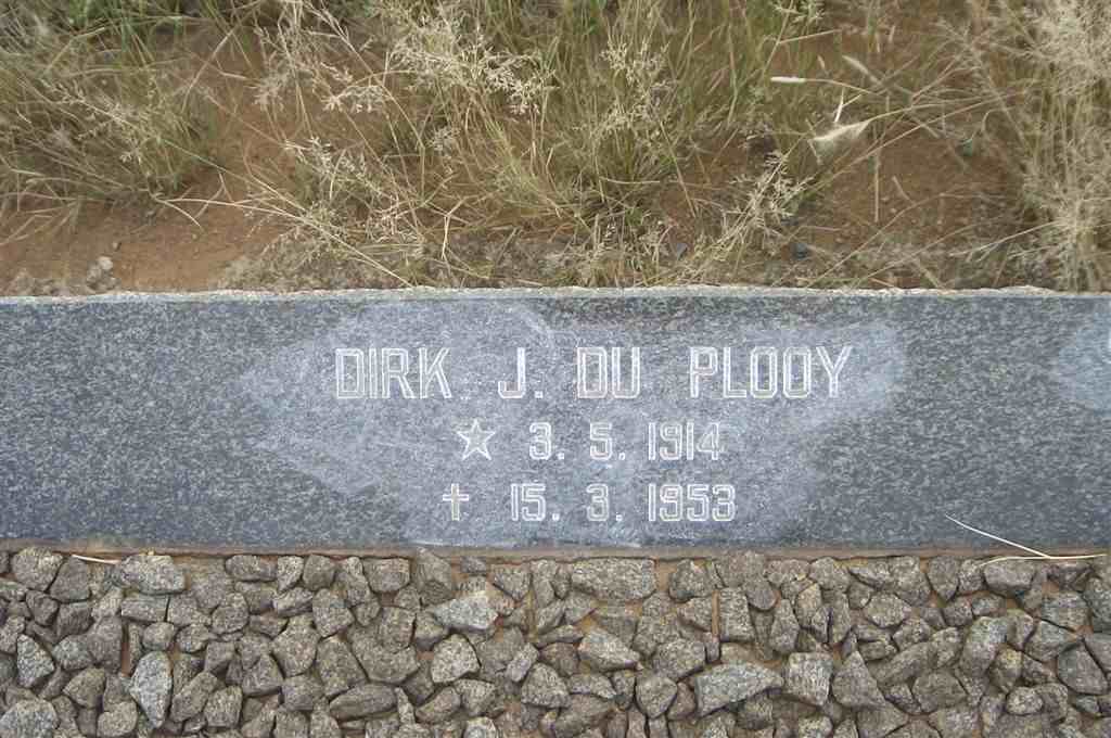 PLOOY Dirk J., du 1914-1953