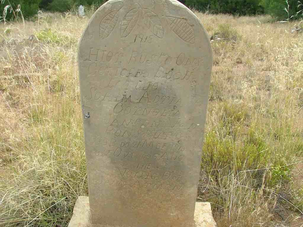 RENSBURG Sophia Adriana Cornelia, Jansen van 1913-1913