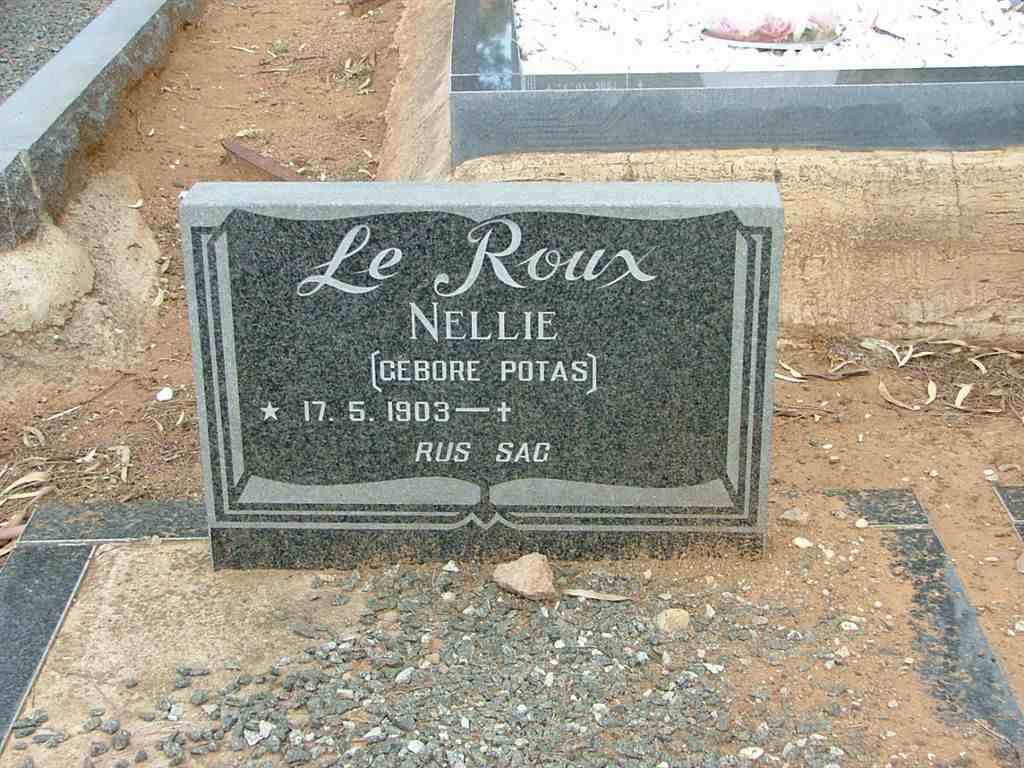 ROUX Nellie, le nee POTAS 1903-