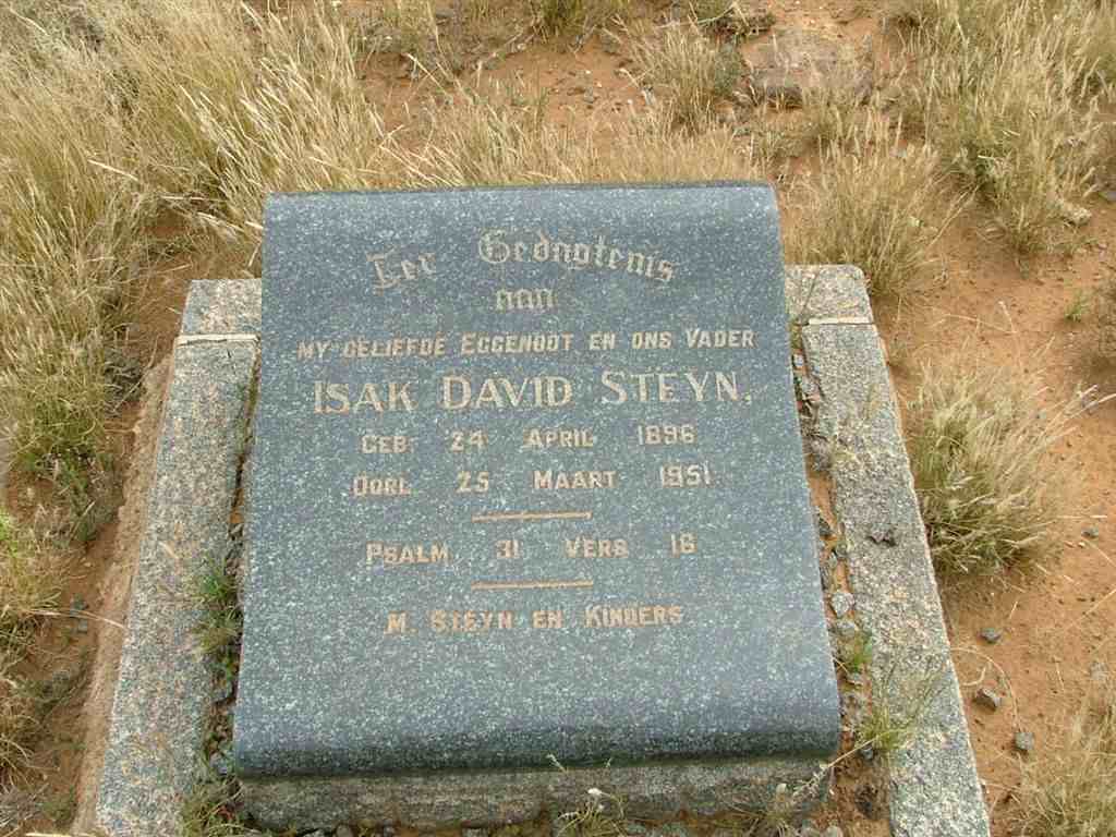 STEYN Isak David 1896-1951