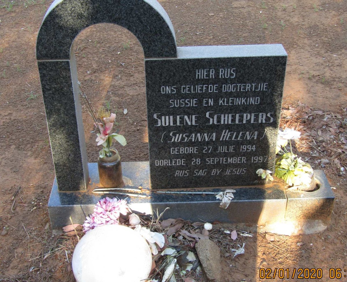SCHEEPERS Susanna Helena 1994-1997