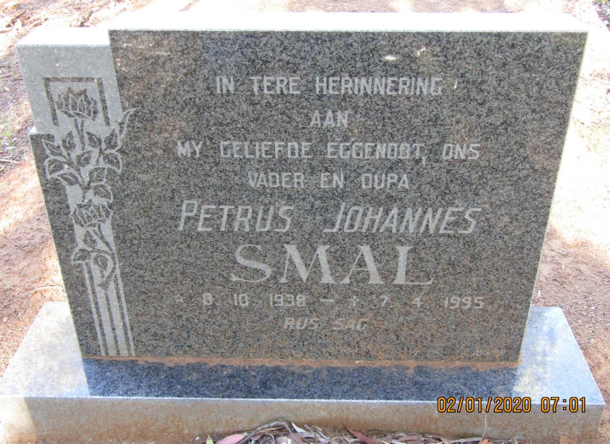 SMAL Petrus Johannes 1938-1995