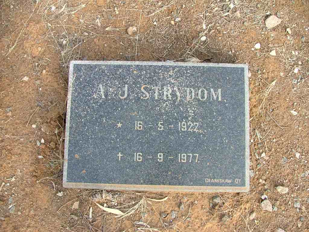 STRYDOM A.J. 1922-1977