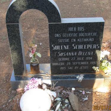 SCHEEPERS Susanna Helena 1994-1997