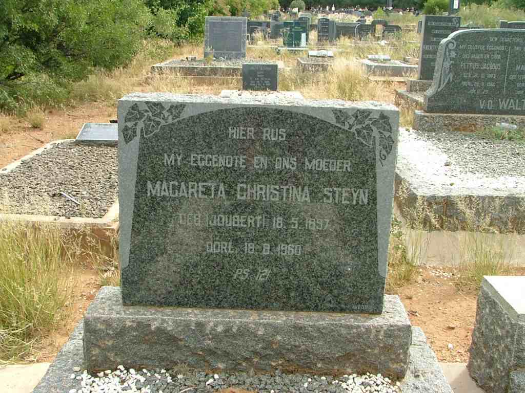 STEYN Magareta Christina 1897-1960