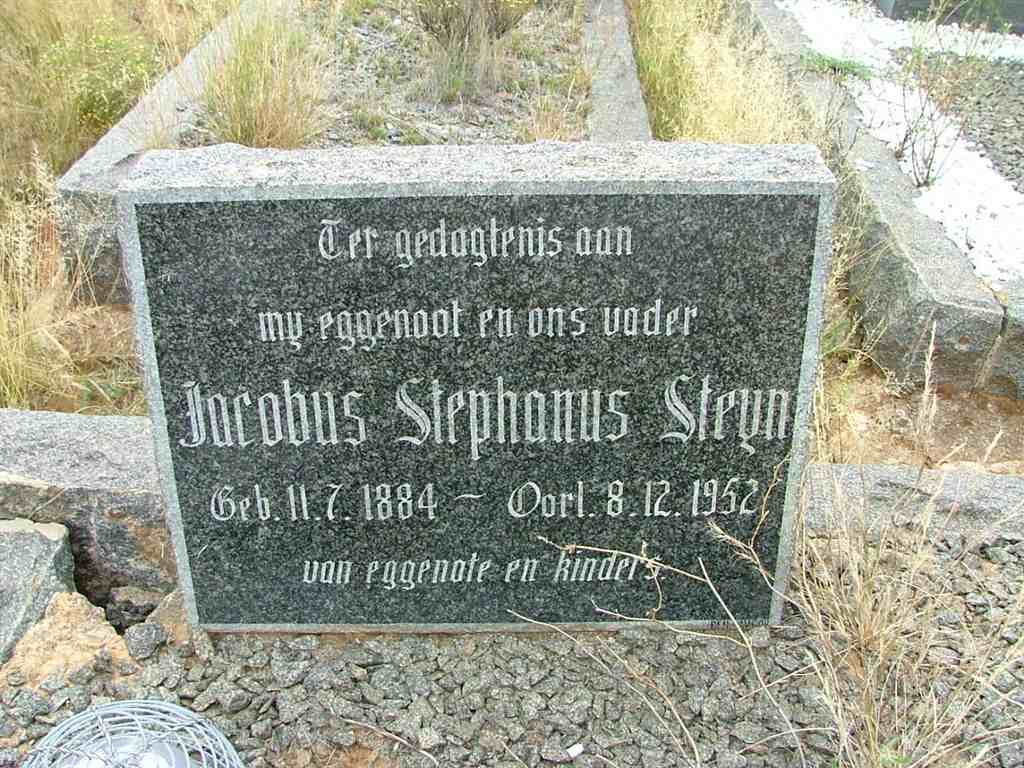 STEYN Jacobus Stephanus 1884-1952