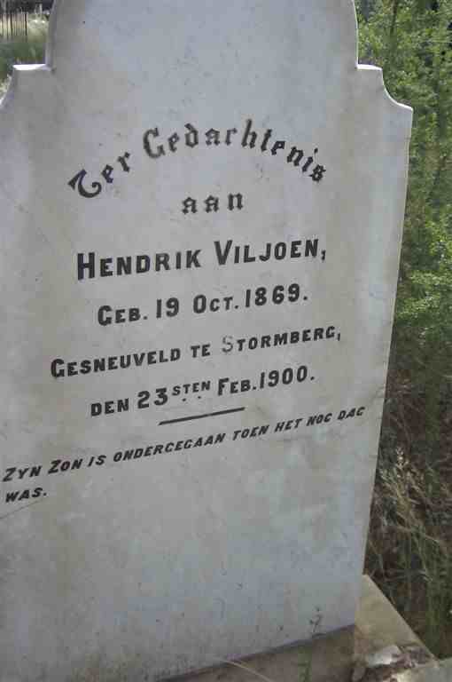 VILJOEN Hendrik 1869-1900
