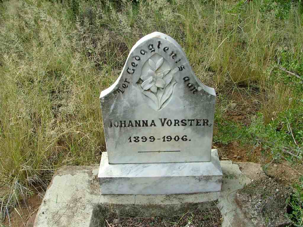 VORSTER Johanna 1899-1906