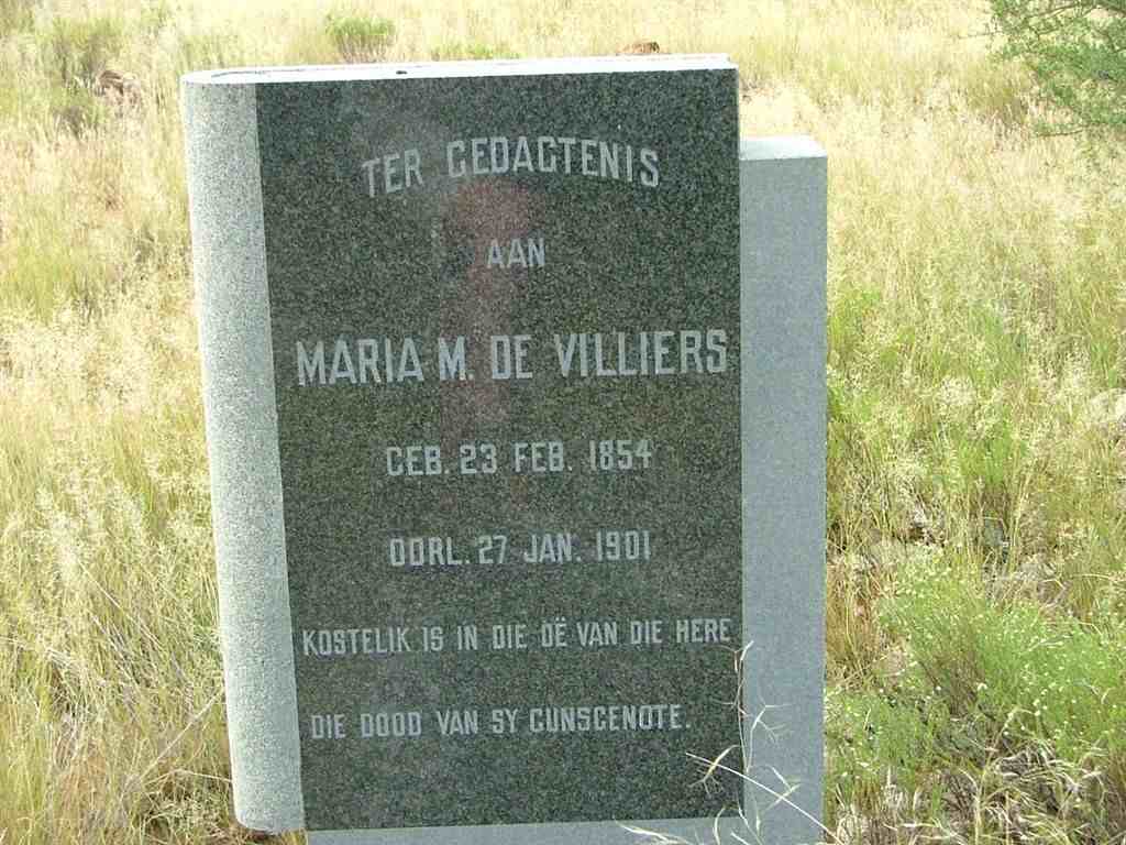 VILLIERS Maria M., de 1854-1901