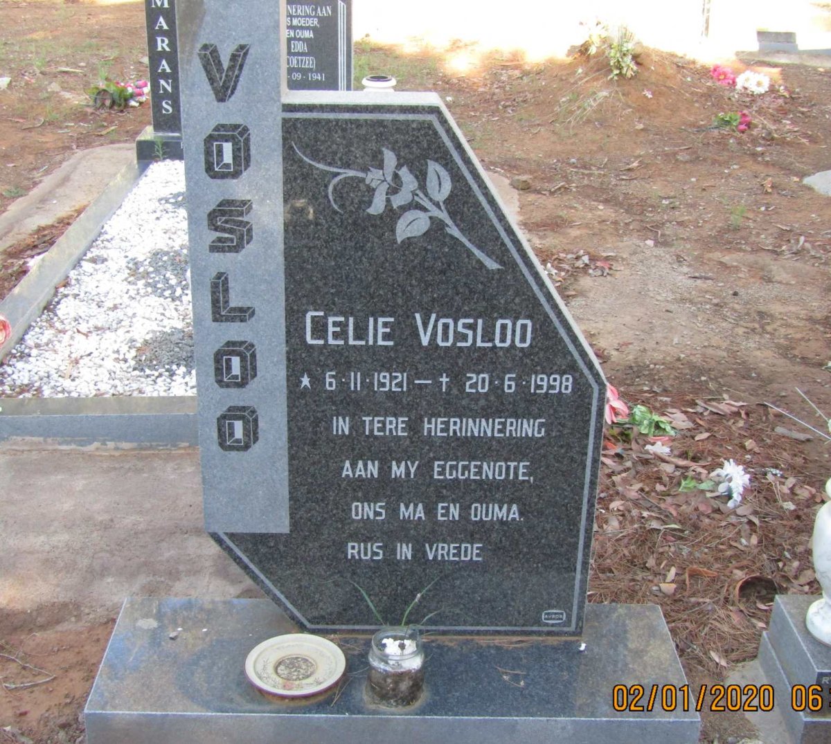VOSLOO Celie 1921-1998