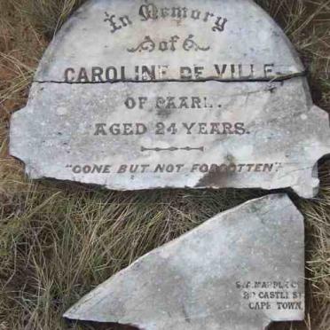 VILLE Caroline, de