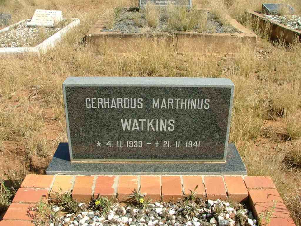 WATKINS Gerhardus Marthinus 1939-1941