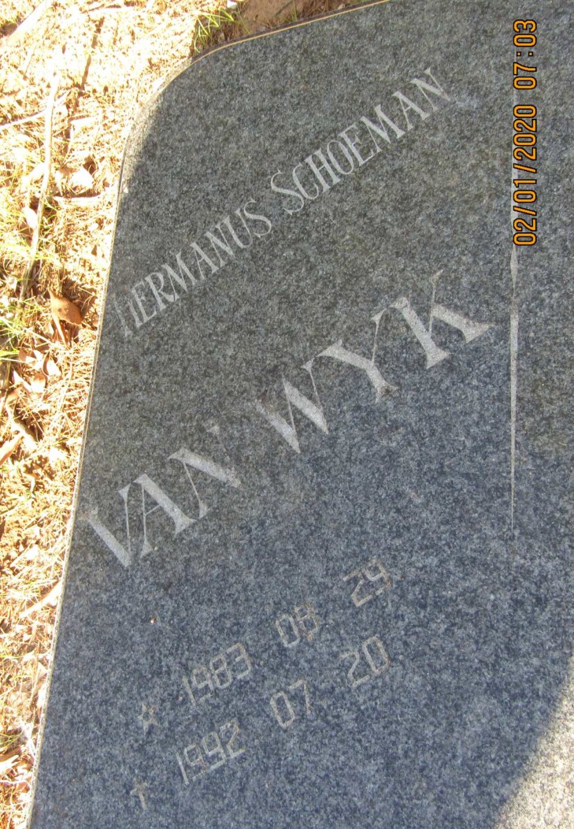 WYK Hermanus Schoeman, van 1983-1992