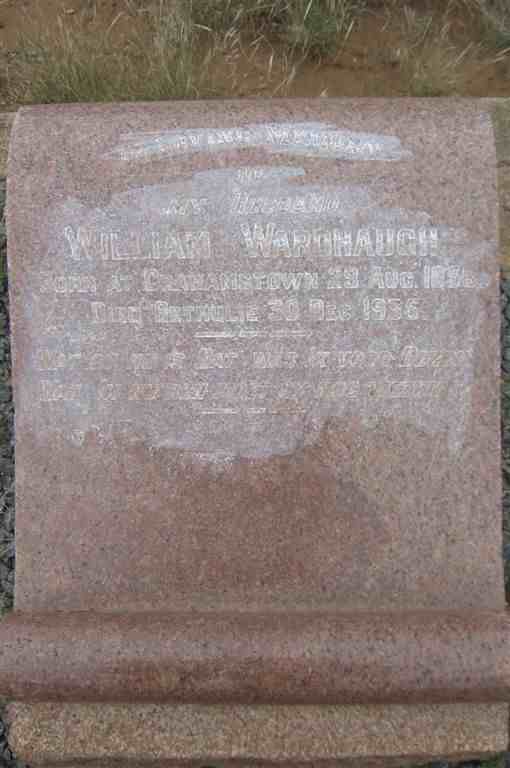 WARDHAUGH William 185?-1956