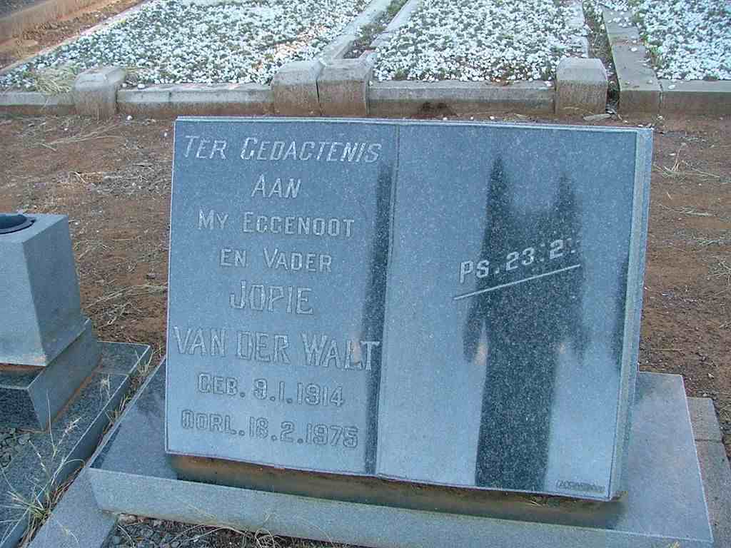 WALT Jopie, van der 1914-1975