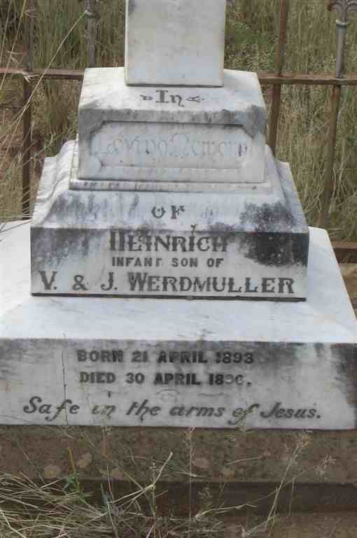WERDMULLER Heinrich 1893-1896