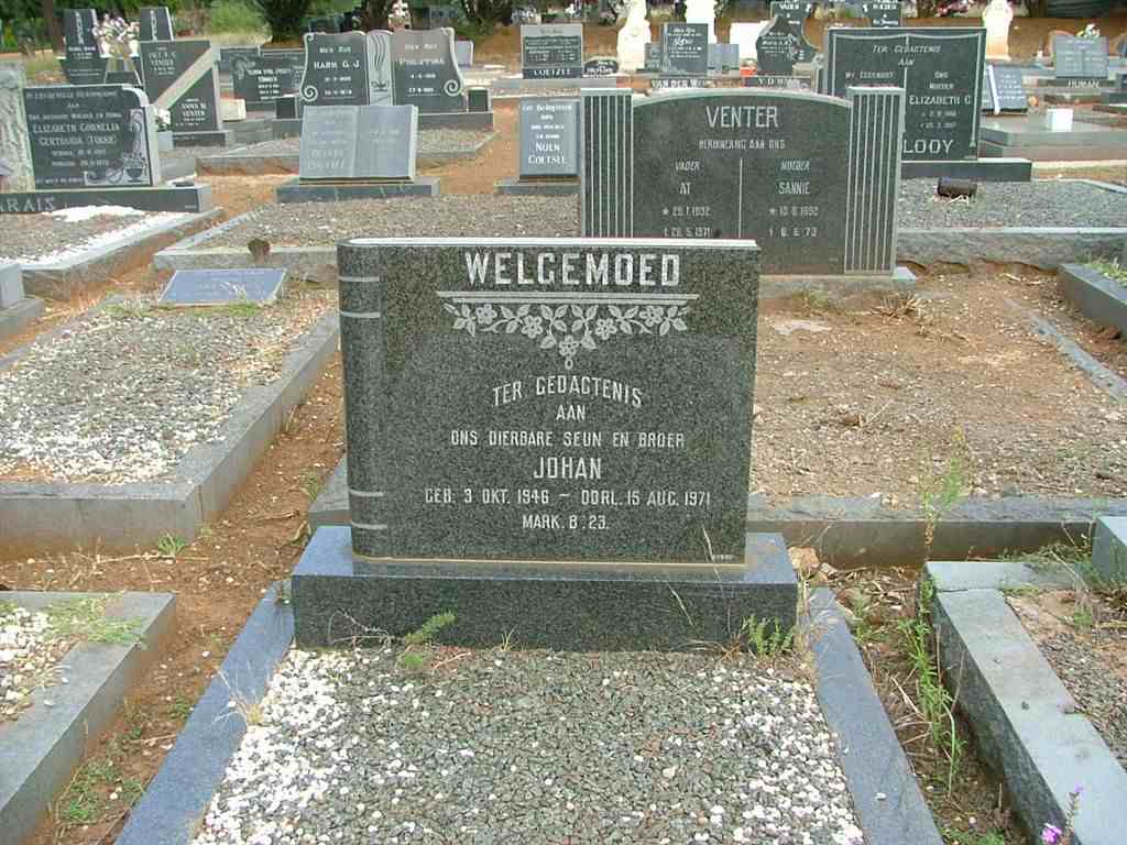 WELGEMOED Johan 1946-1971