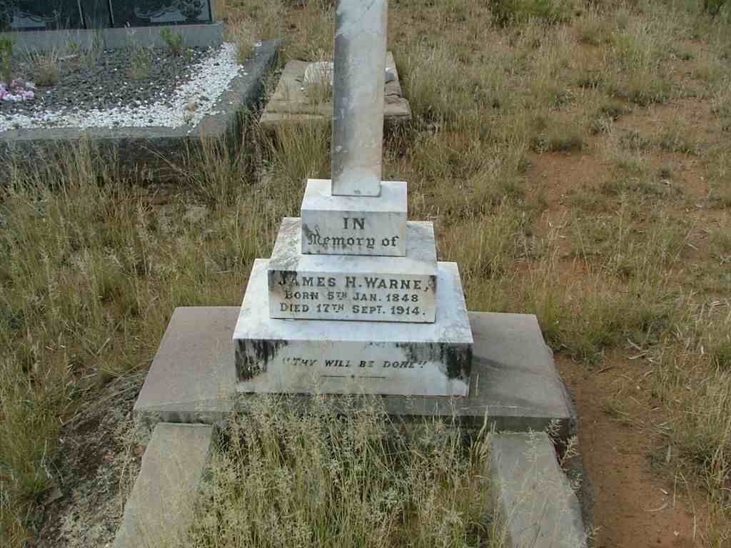 WARNE James H. 1848-1914