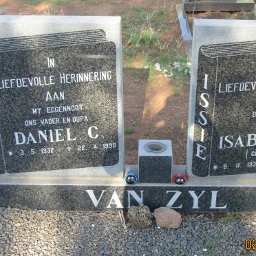 ZYL Daniel C., van 1932-1998 &amp; Isabella M. PIEK 1935-2016