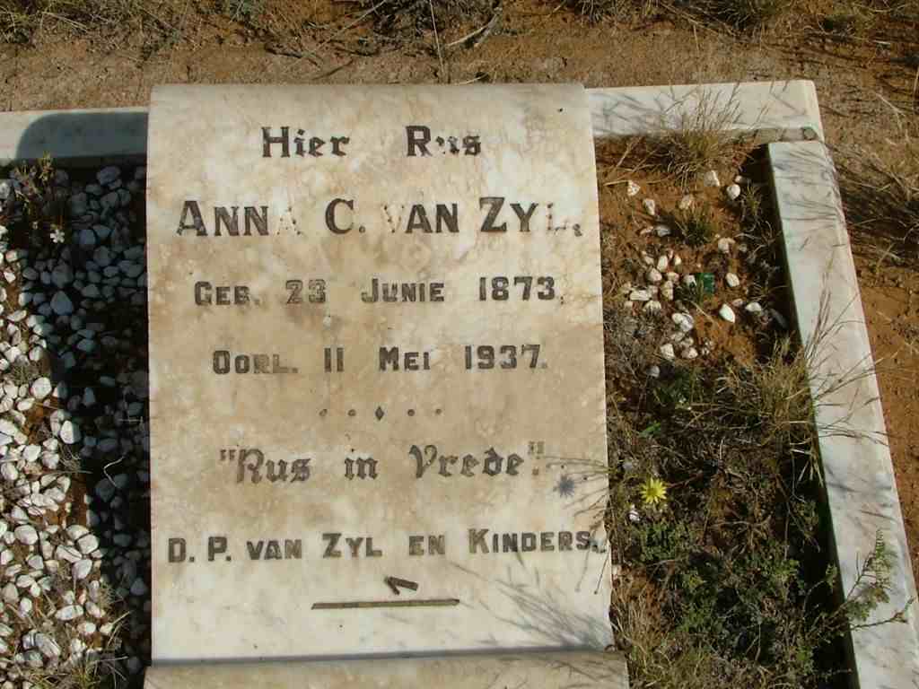 ZYL Anna C., van 1873-1937