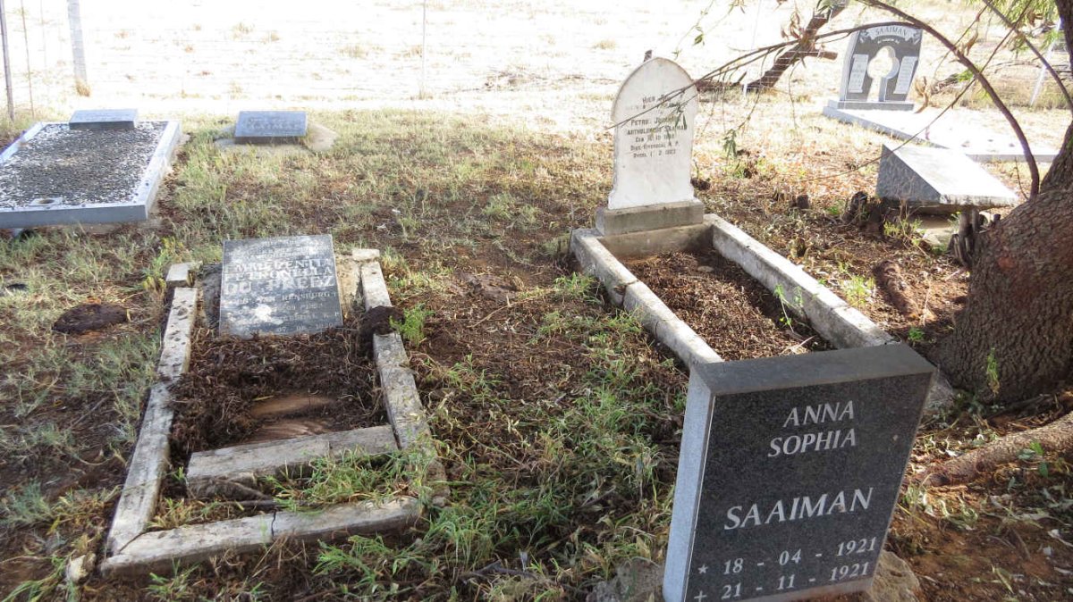 SAAIMAN Anna Sophia 1921-1921