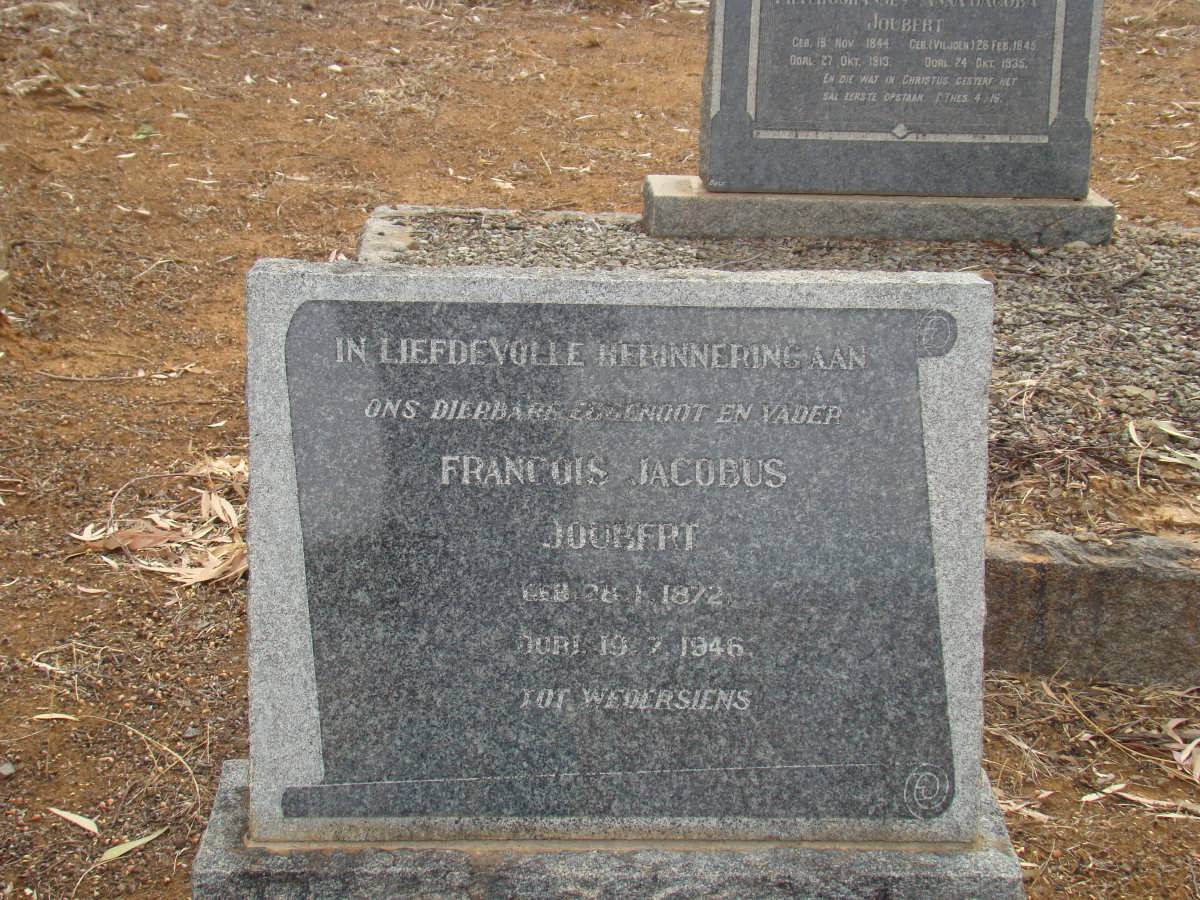 JOUBERT Francois Jacobus 1872-1946
