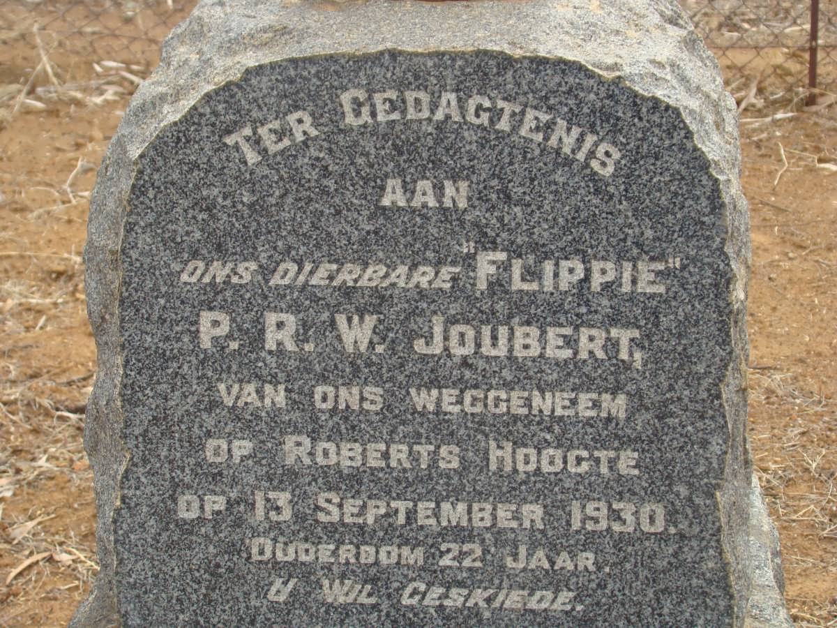 JOUBERT P.R.W. -1930
