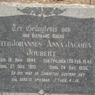 JOUBERT Pieter Johannes 1844-1913 &amp; Anna Jacoba VILJOEN 1845-1935
