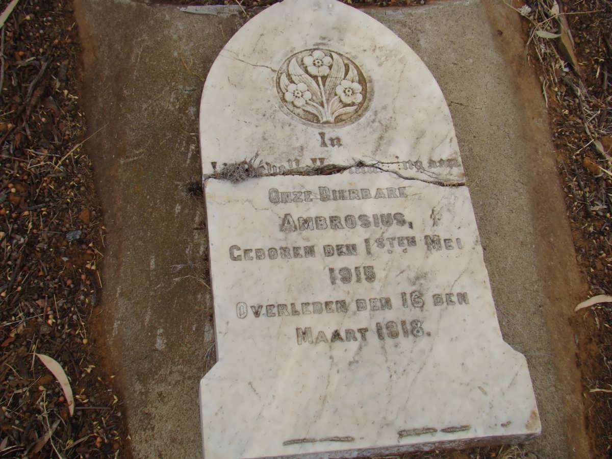 JOUBERT Ambrosius 1915-1918