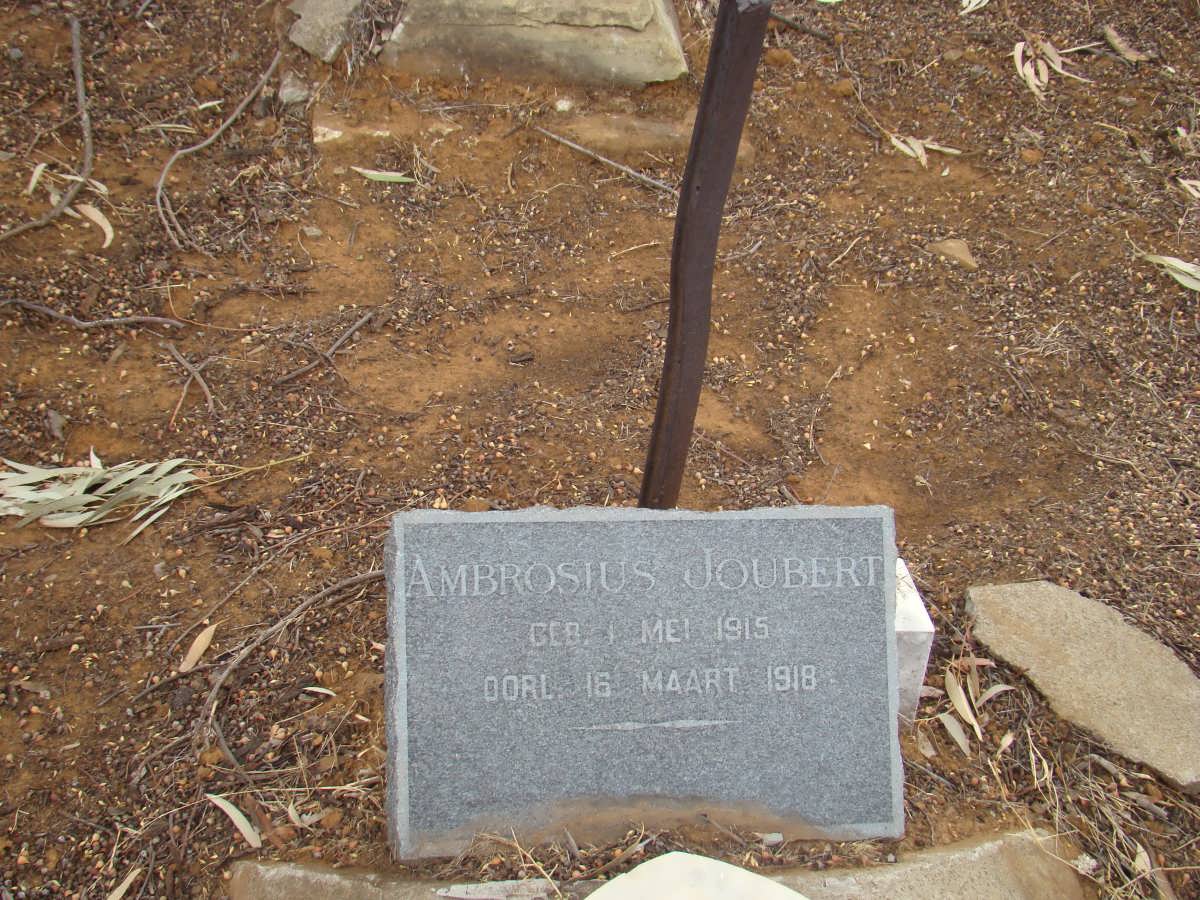 JOUBERT Ambrosius 1915-1918